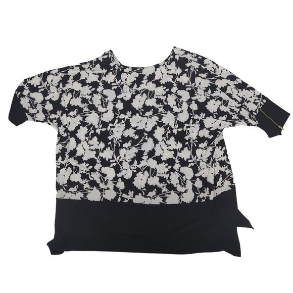 EUC Woman Within Blouse Flora Women 3X Zipper Sleeve Zipper Cuff - Picture 4 of 5